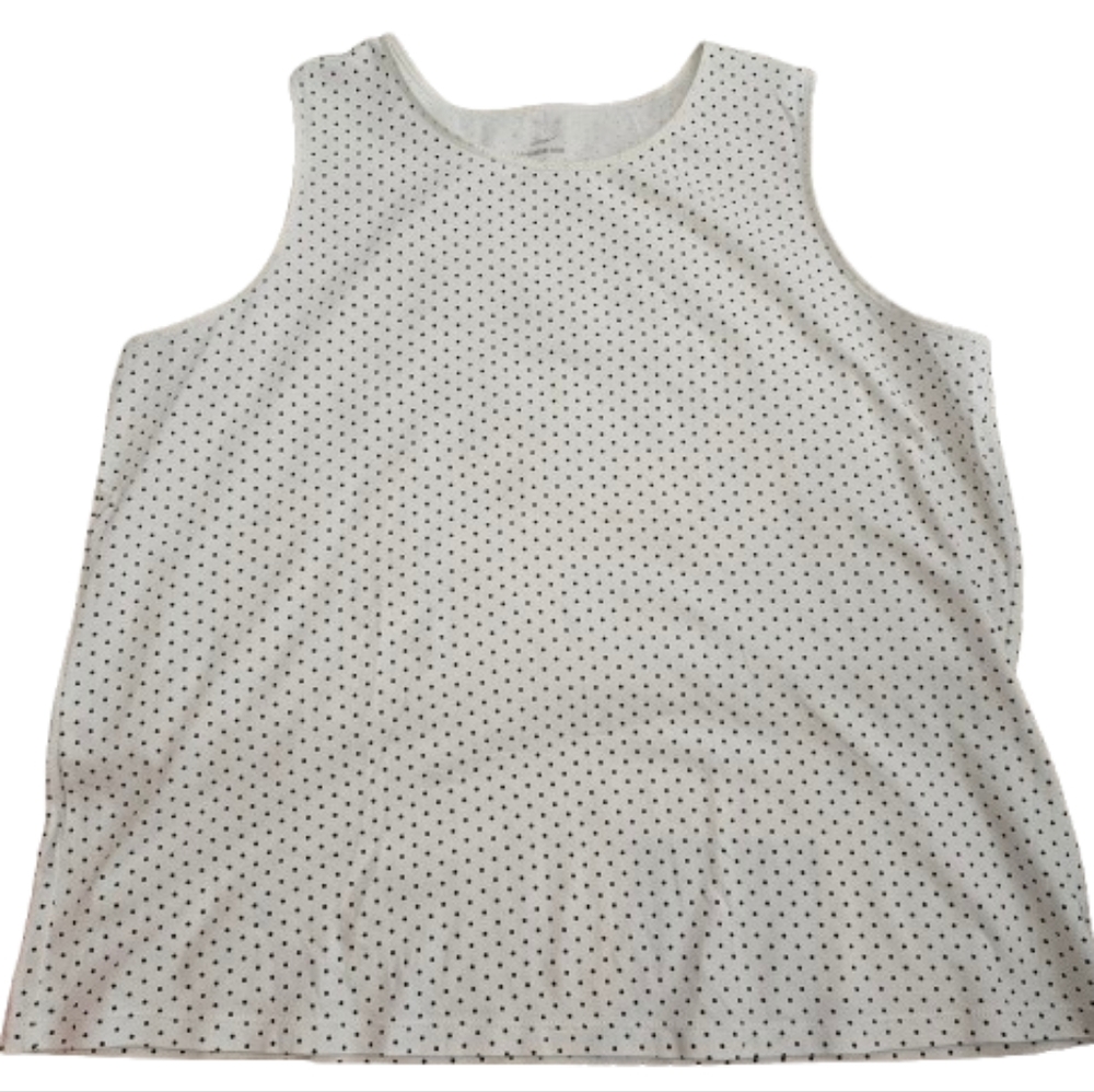 CJ Banks Polka-dot Tank Top NWOT